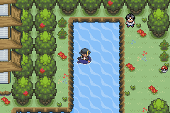 Zona al este de la Torre Bellsprout con el vendedor de Piedras Fuego y un Carameloraro